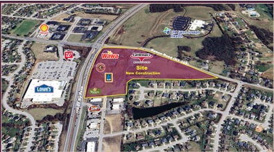 1281 Keene Rd, Nicholasville, KY - Vue aérienne vue de carte - Image1