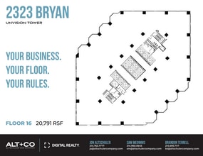 2323 Bryan St, Dallas, TX à louer Plan d’étage– Image 1 sur 1