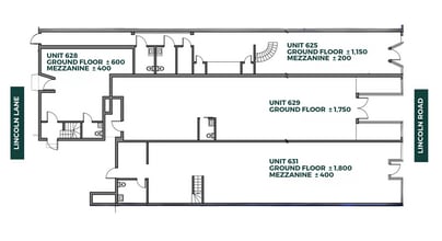 625-631 Lincoln Rd, Miami Beach, FL à louer Plan d’étage– Image 2 sur 2