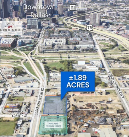 2010 S Cesar Chavez Boulevard, Dallas, TX à vendre - Photo de l’immeuble – Image 1 sur 3