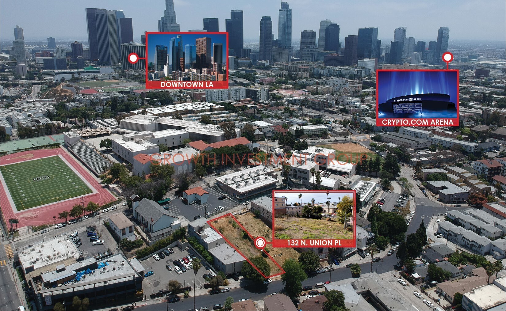 132 Union Pl, Los Angeles, CA à vendre Photo de l’immeuble– Image 1 sur 12