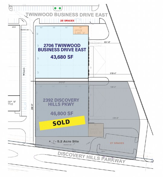 2706 Twinwood Business Drive East, Brookshire, TX à louer - Plan de site – Image 2 sur 3