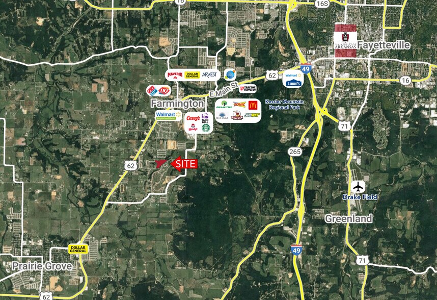 0 Clyde Carnes rd, Farmington, AR à vendre - Photo de l’immeuble – Image 2 sur 5