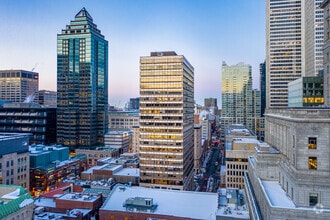 1200 Av Mcgill College, Montréal, QC - Vue aérienne  vue de carte