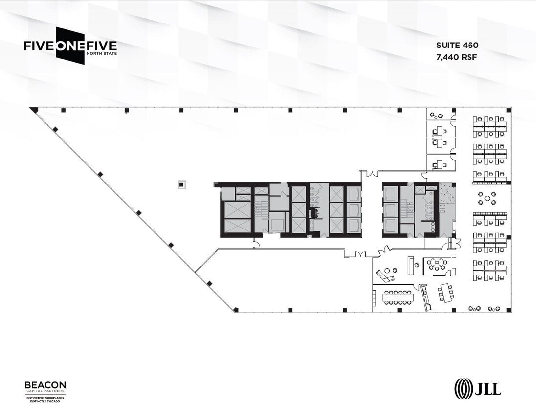 515 N State St, Chicago, IL à louer Plan d’étage– Image 1 sur 1