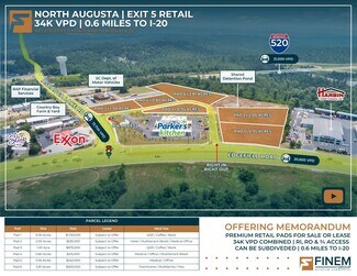 Plus de détails pour 893 Edgefield Rd, North Augusta, SC - Terrain à louer