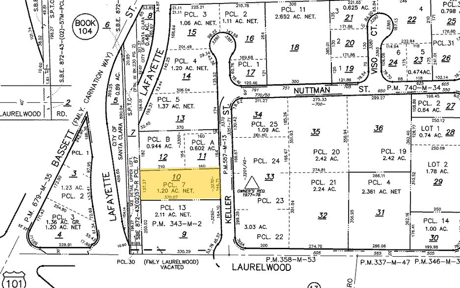 3270 Keller St, Santa Clara, CA à louer - Plan cadastral – Image 2 sur 5