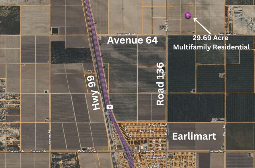6600 Road 136, Earlimart, CA à vendre - Photo principale – Image 1 sur 7
