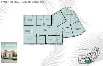 5770 Fleet St, Carlsbad, CA à louer Plan d’étage– Image 1 sur 1