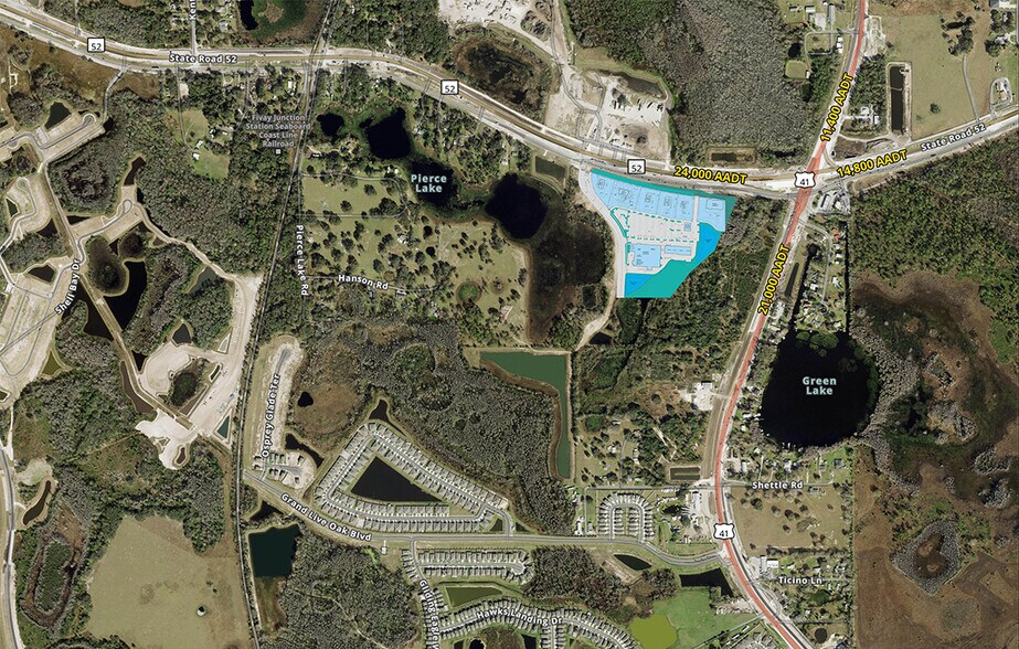 SWQ US 41 & SR 52, Land O Lakes, FL à louer - Photo principale – Image 1 sur 2