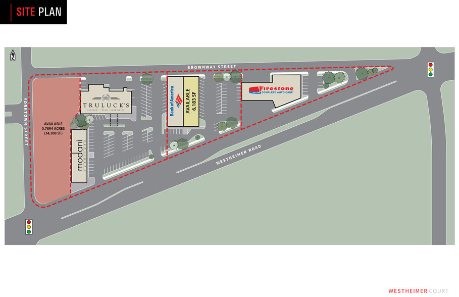 5380 Westheimer rd, Houston, TX à louer - Plan de site – Image 3 sur 4