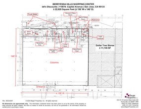1142-1198 N Capitol Ave, San Jose, CA à louer Plan de site– Image 1 sur 1