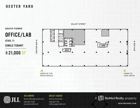 700 Dexter Ave N, Seattle, WA à louer Plan d’étage– Image 1 sur 1