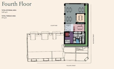 16 Blossom St, Londres à louer Plan d’étage– Image 1 sur 1