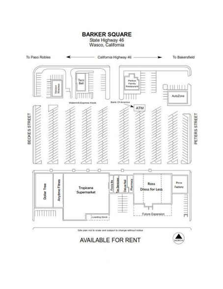 2445 Highway 46, Wasco, CA à louer - Plan de site – Image 2 sur 14