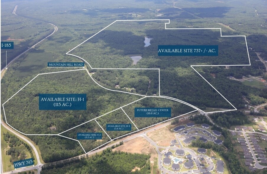 Hwy 315 H-4, Fortson, GA à vendre - Aérien – Image 2 sur 3