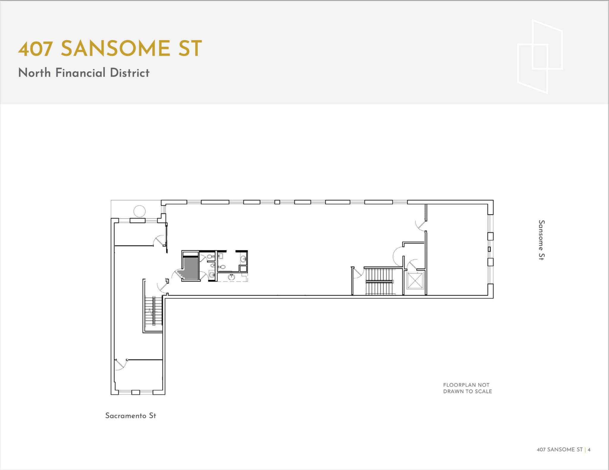 407-411 Sansome St, San Francisco, CA à louer Plan de site– Image 1 sur 5