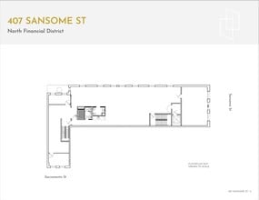 407-411 Sansome St, San Francisco, CA à louer Plan de site– Image 1 sur 5
