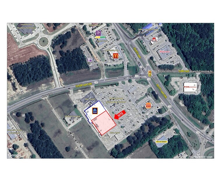 2100 Collins Blvd, Covington, LA à louer - Aérien – Image 2 sur 3