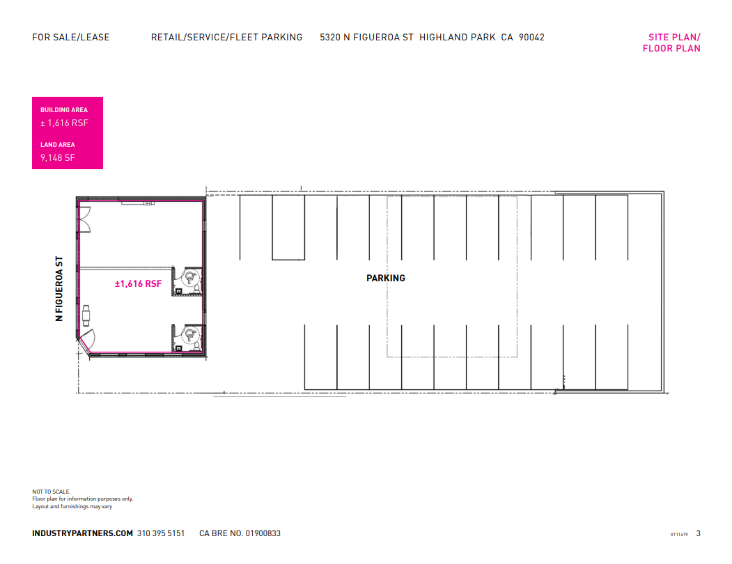 5320 N Figueroa St, Los Angeles, CA à vendre Plan d’étage– Image 1 sur 1