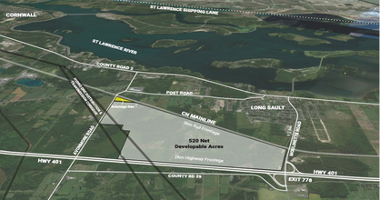 5341 Stormont Rd, Long Sault, ON - VUE AÉRIENNE vue de carte