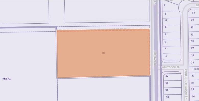 13802 Furman Rd, Houston, TX à vendre - Plan cadastral – Image 3 sur 3