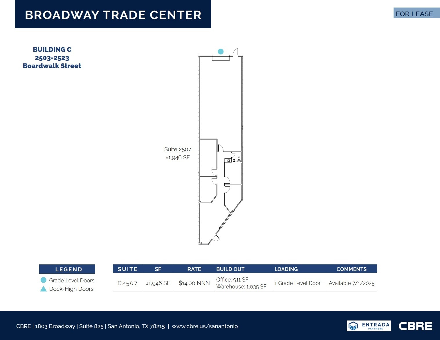 9929 Broadway St, San Antonio, TX à louer Plan d’étage– Image 1 sur 1