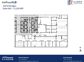 233 N Michigan Ave, Chicago, IL à louer Plan d’étage– Image 1 sur 1