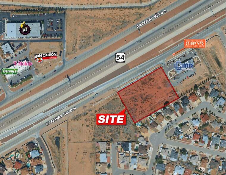 10860 Gateway Blvd N, El Paso, TX à vendre - Photo principale – Image 1 sur 2