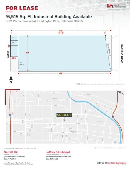 5621 Pacific Blvd, Huntington Park, CA à louer - Plan de site – Image 3 sur 3