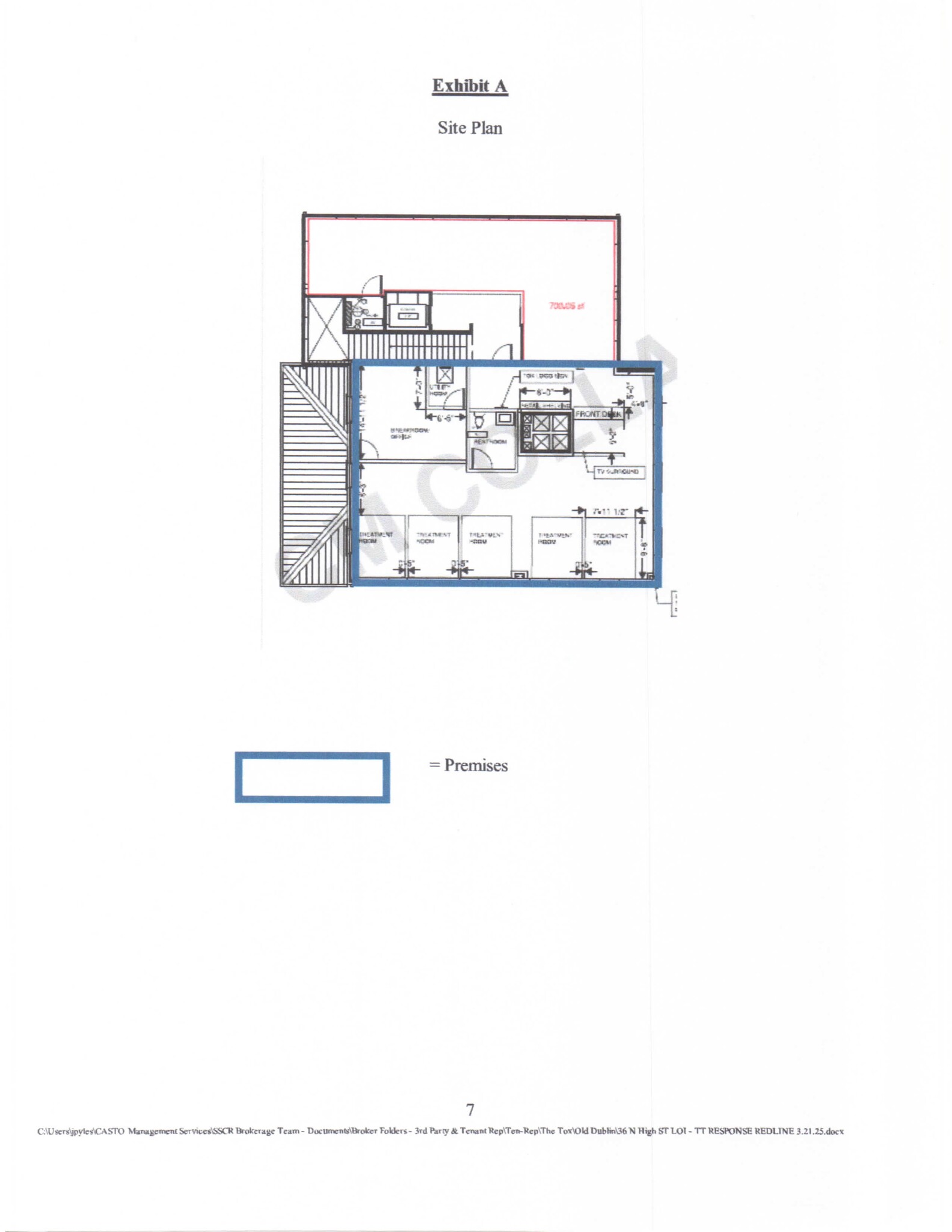 34-38 N High St, Dublin, OH à louer Plan de site– Image 1 sur 1
