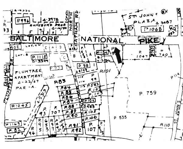 9191 Baltimore National Pike, Ellicott City, MD à louer - Plan cadastral – Image 3 sur 8