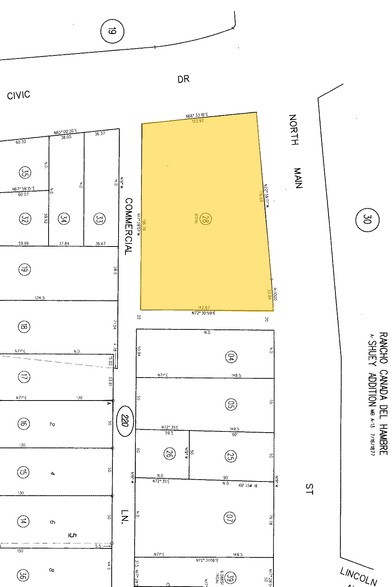 1655 N Main St, Walnut Creek, CA à louer - Plan cadastral – Image 2 sur 8