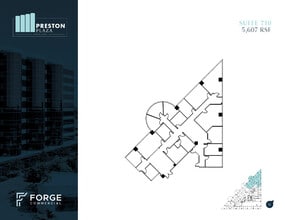 17950 Preston Rd, Dallas, TX à louer Plan d’étage– Image 1 sur 1