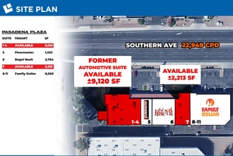 255 E Southern Ave, Mesa, AZ - Vue aérienne  vue de carte - Image1