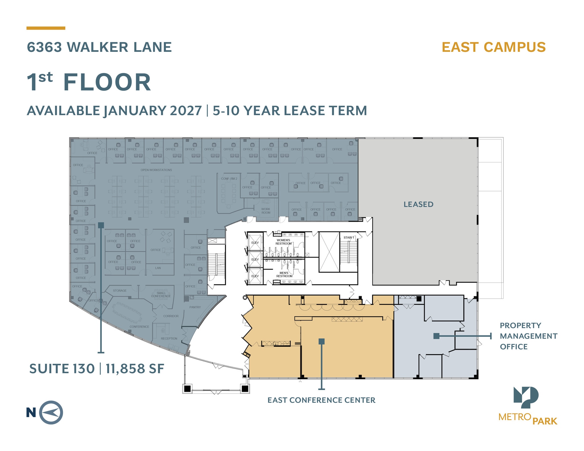 6350 Walker Ln, Alexandria, VA à louer Plan d’étage– Image 1 sur 1