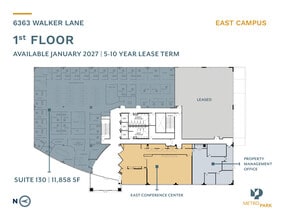 6350 Walker Ln, Alexandria, VA à louer Plan d’étage– Image 1 sur 1