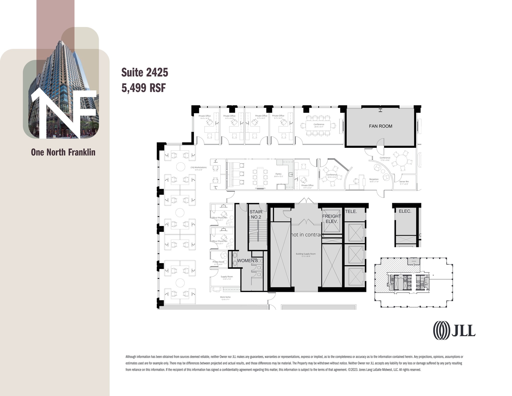 1 N Franklin St, Chicago, IL à louer Plan de site– Image 1 sur 1