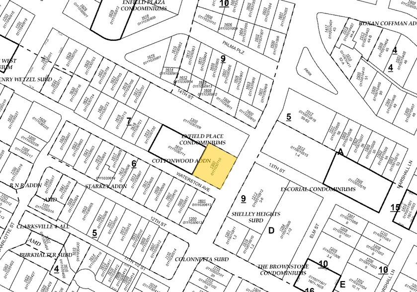 1300 W Lynn St, Austin, TX à louer - Plan cadastral – Image 2 sur 7