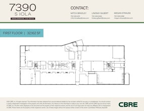 7390 S Iola St, Englewood, CO à louer Plan d’étage– Image 1 sur 4