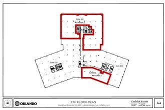 55 Standish Ct, Mississauga, ON à louer Plan d’étage– Image 1 sur 1