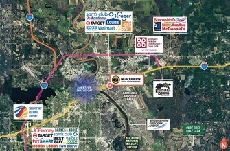 200 John Wesley Blvd, Bossier City, LA - Vue aérienne  vue de carte - Image1