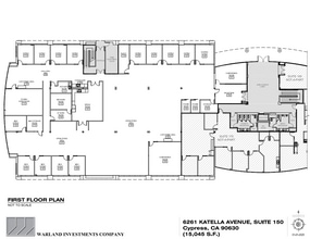 6261 Katella Ave, Cypress, CA à louer Plan d’étage– Image 2 sur 2
