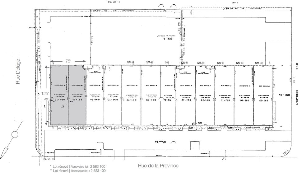 2130-2154 Rue de la Province, Longueuil, QC à vendre - Plan cadastral – Image 3 sur 9