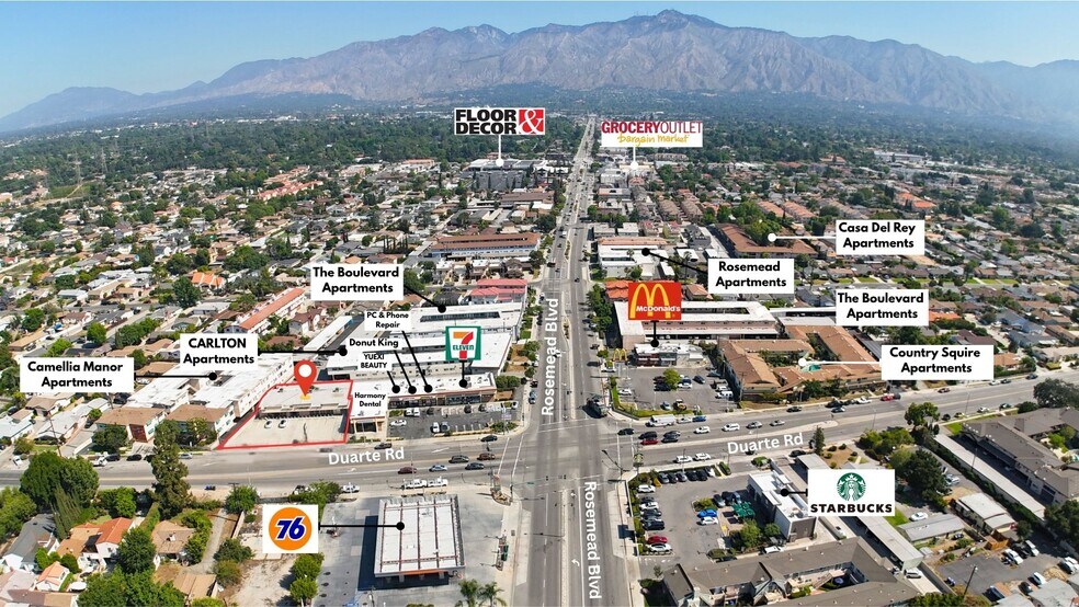 8951-8955 Duarte Rd, San Gabriel, CA à louer - Photo de l’immeuble – Image 2 sur 24