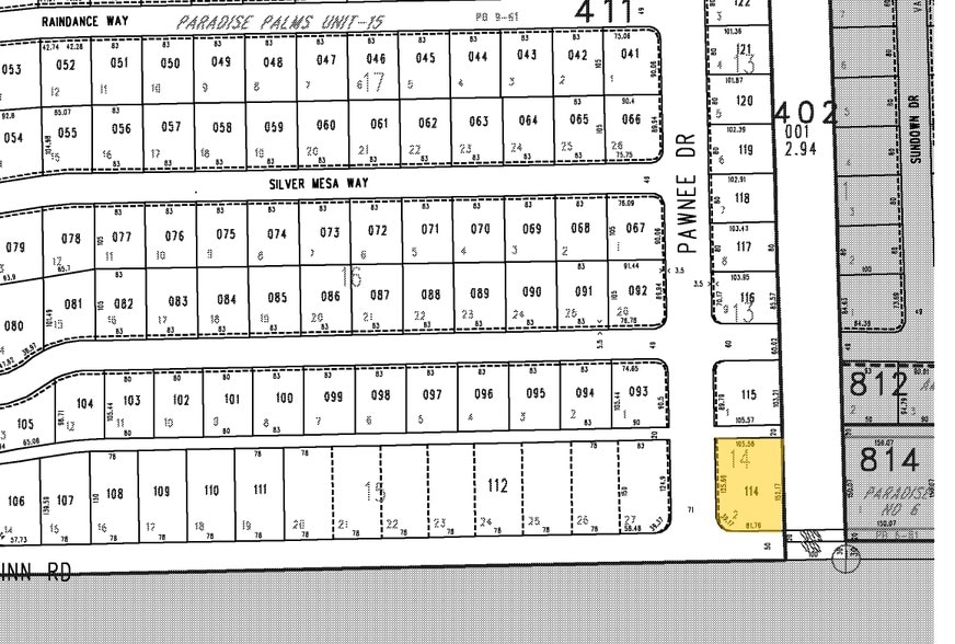 1750 E Desert Inn Rd, Las Vegas, NV à louer - Plan cadastral – Image 2 sur 15