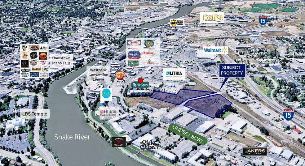 Lots 4 & 5 Wardell Ave, Idaho Falls, ID à vendre - Photo de l’immeuble – Image 2 sur 3
