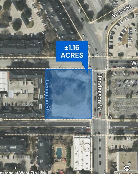1000 W 7th St, Fort Worth, TX à vendre - Aérien – Image 2 sur 2