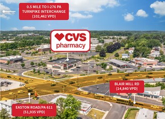 Plus de détails pour 101 Easton Rd, Horsham Township, PA - Local commercial à vendre