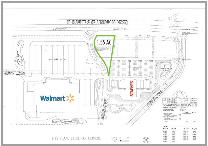4115 E Lincolnway, Sterling, IL à vendre - Plan de site – Image 1 sur 1